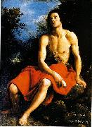 Cristofano Allori John the Baptist in the desert oil painting
